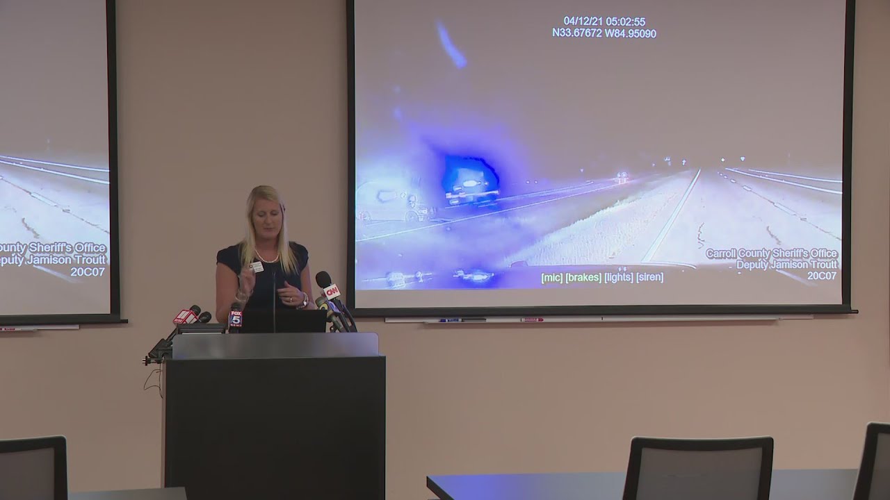 Carroll Co. Sheriff's Office shows video in chase, shooting that injured officers