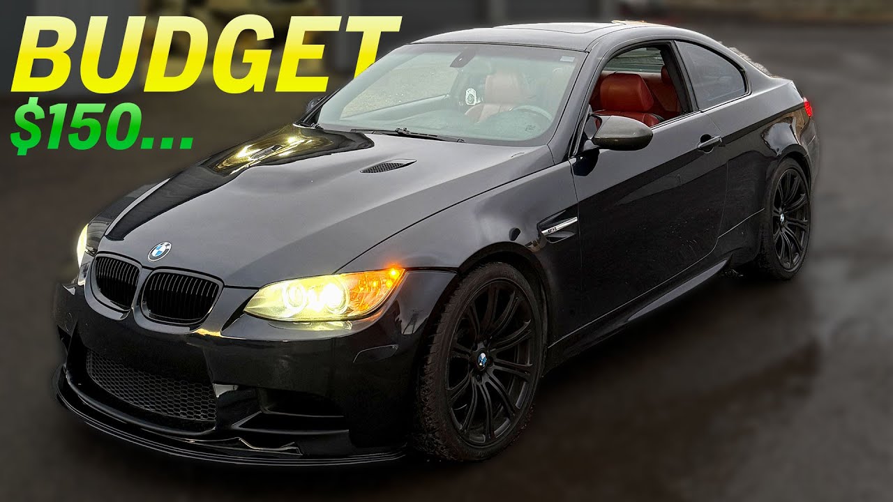 Making My Cheap E92 M3 Less Bad Looking.