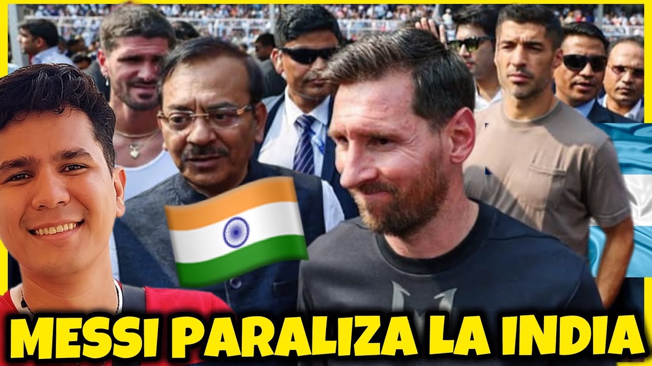 Esto fue lo que pas&oacute; MESSI en su visita a la INDIA🇮🇳🇦🇷 &iquest;La pas&oacute; MAL?