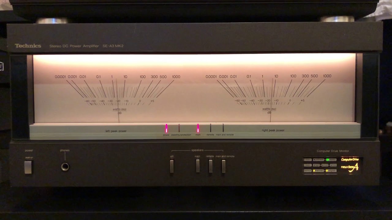 Technics SE-A3MK2 - The best and most Beautiful Amplifier Part-2
