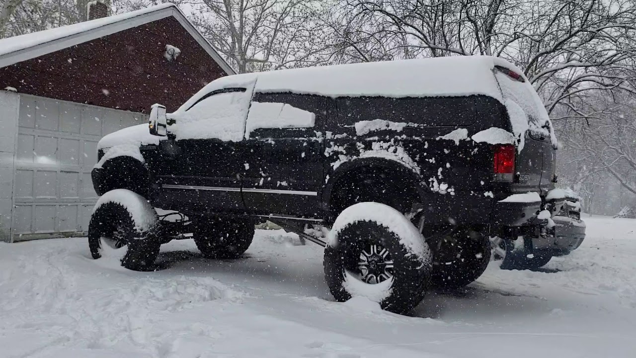 Snow VS 18,000 Watts! Removing snow the BassHead way... (Sort of)