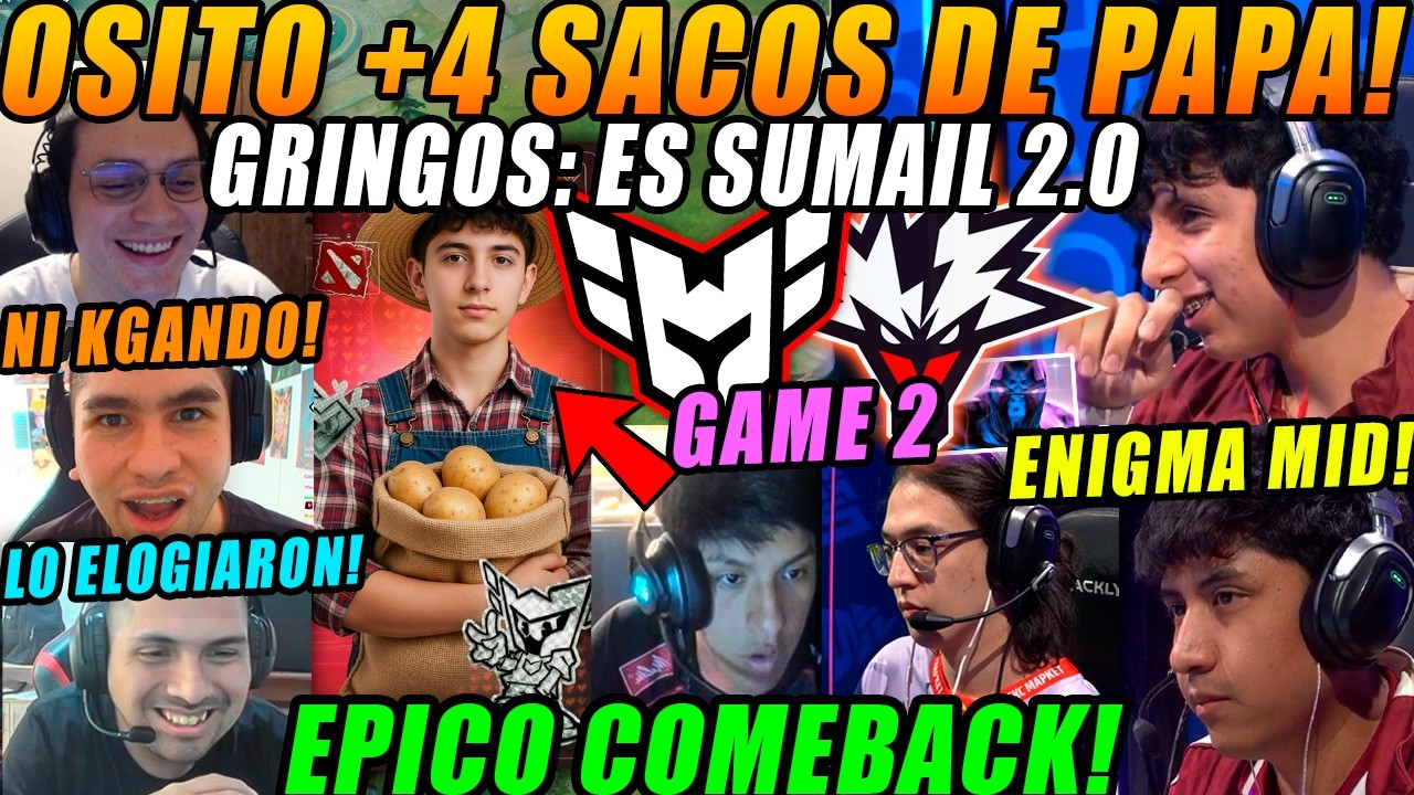 😲OSITO +4 SACOS DE PAPA! EPICO COMEBACK!😲analizan HEROIC vs YANDEX Game 2 Bo5 - BLAST Slam VI