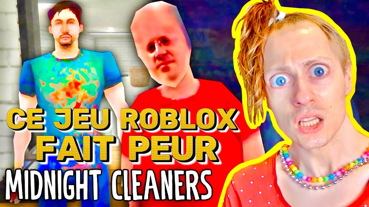 J’AI TROUVÉ UN VRAI JEU D’HORREUR SUR ROBLOX ! Midnight Cleaners - Nadège Candle