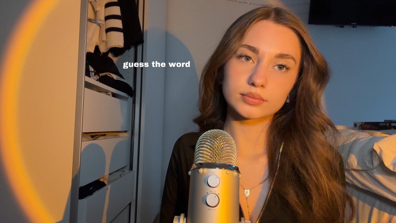ASMR Guess the Word (inaudible whispers)
