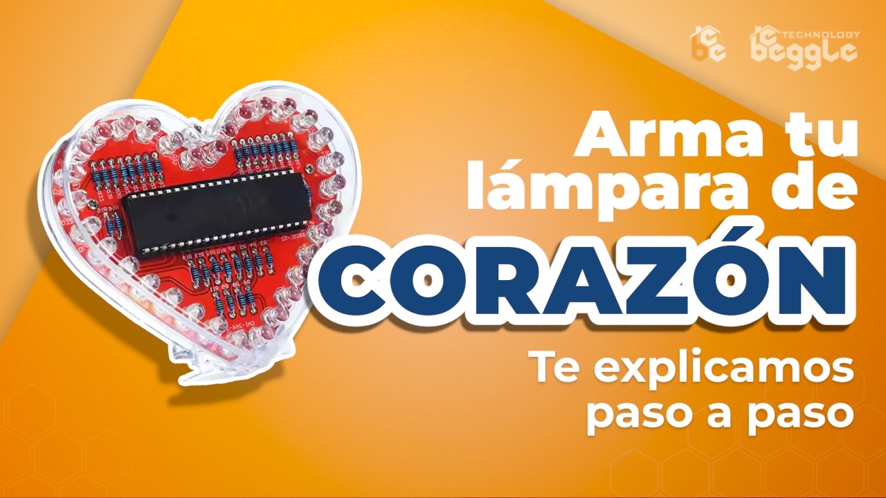 Kit Didáctico Corazón Electrónico ❤️⚡ | Regalo original para aprender electrónica