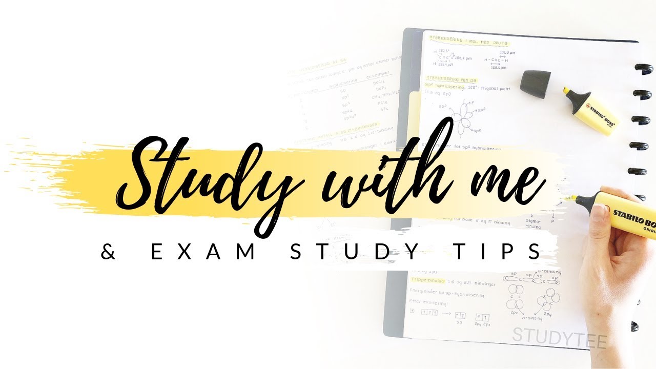 Учитесь со мной + мои методы подготовки к экзаменам | studytee