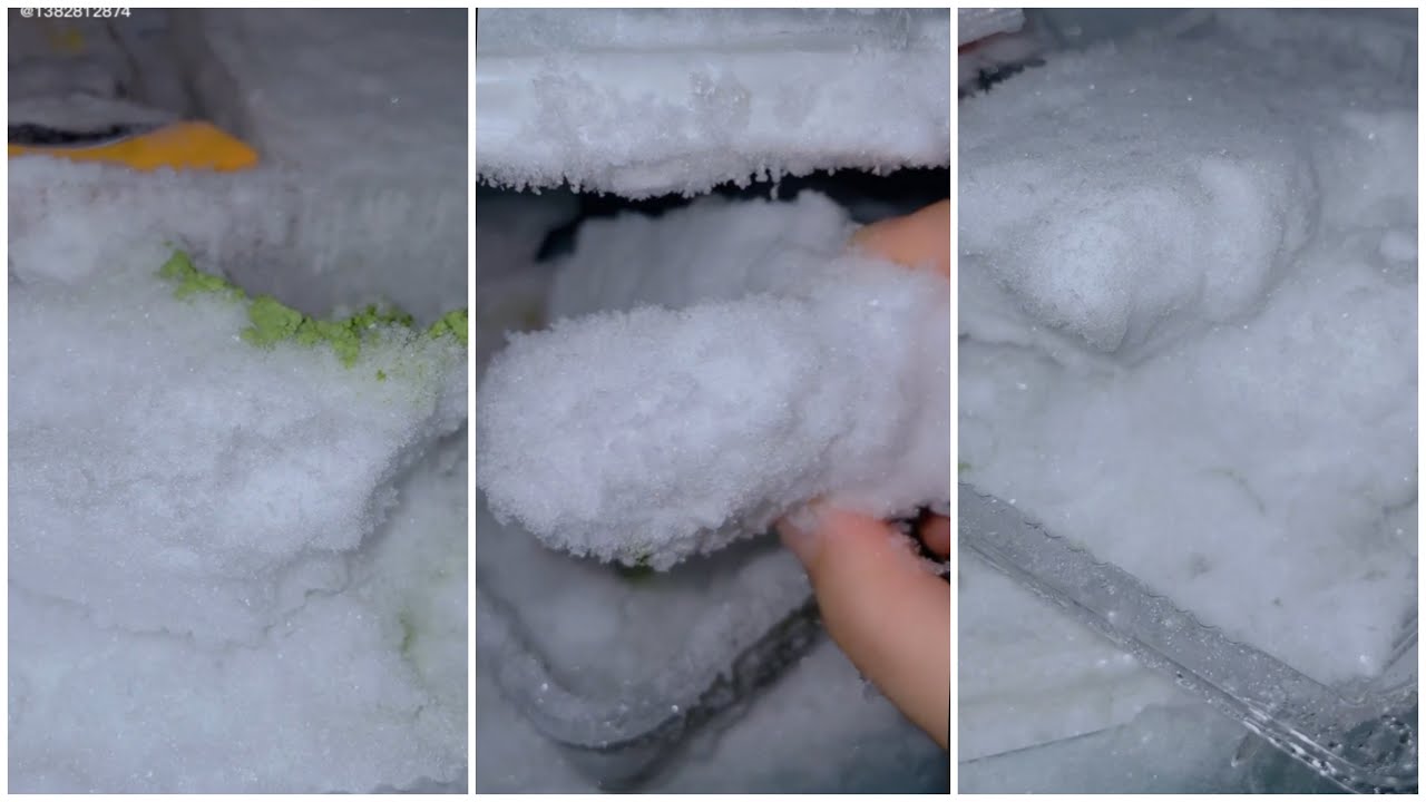 EP. 72 FREEZER FROST | EATING ICE .asmr iceeating #freezerfrost #iceeating