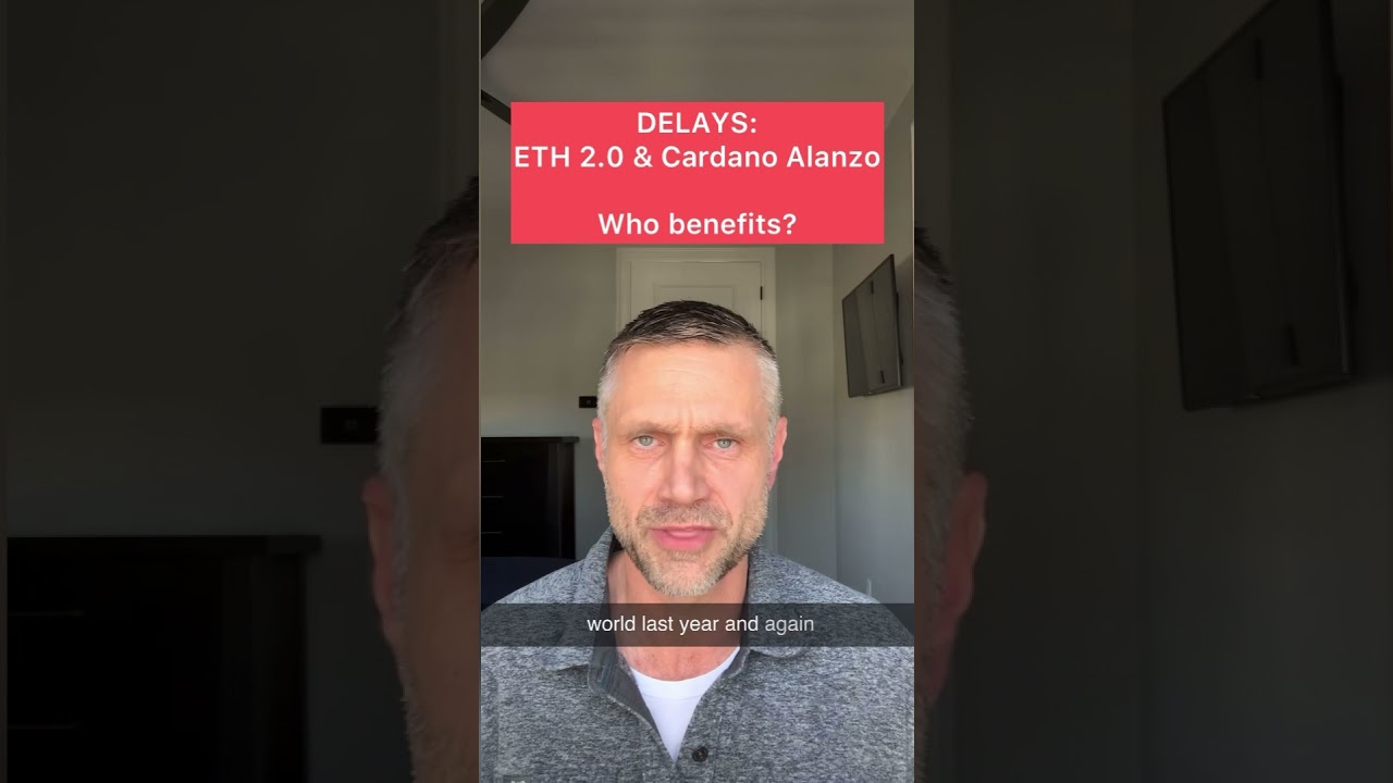 ETH 2.0 and Cardano Delays - Who Benefits?  #shorts