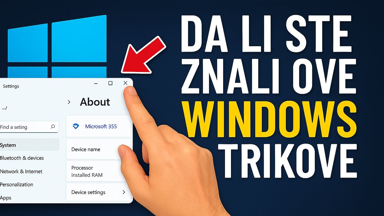 WINDOWS TRIKOVI koje možda niste znali | Techcode