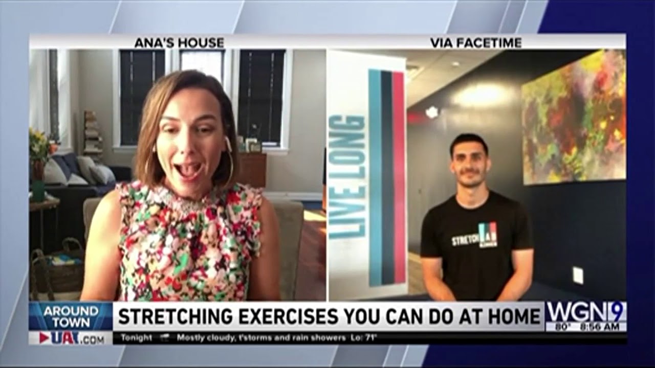 WGN Around Town Segment with Michael Cortese from StretchLab Glenview