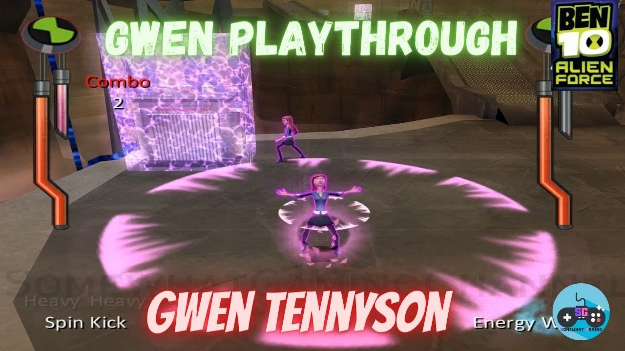 BEN 10 - CO-OP - ALL GWEN Playthrough  - ALIEN FORCE - PS2 - Gameplay