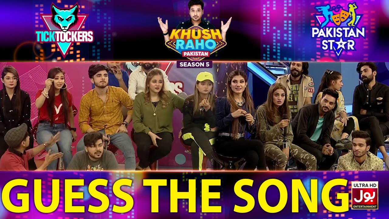 Guess The Song | Khush Raho Pakistan Season 5 | Tick Tockers Vs Pakistan Star | Faysal Quraishi
