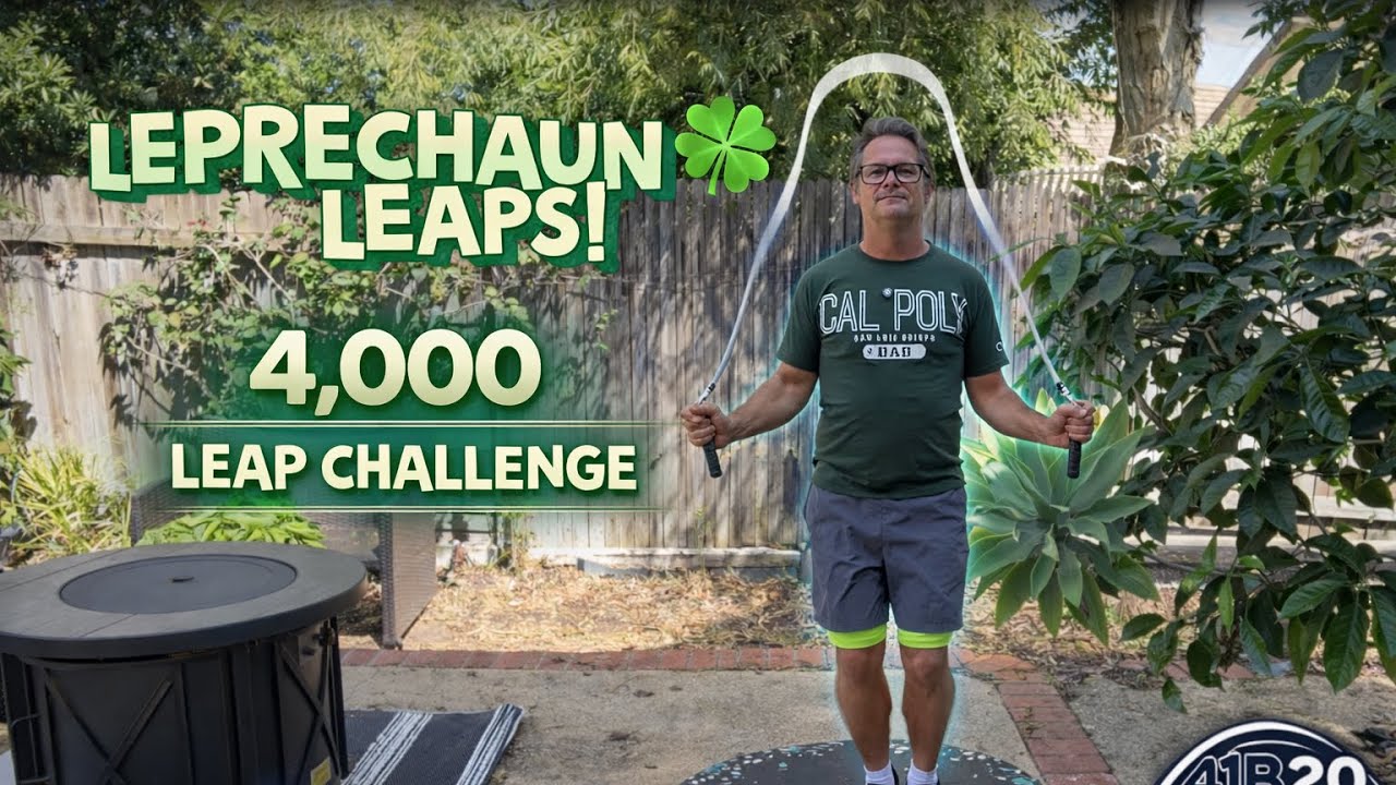 Leprechaun Leaps- 4,000 leap challenge- 1 lb rope