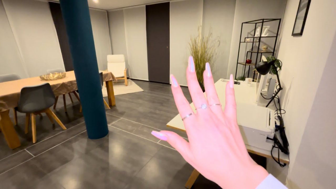 ASMR - NO TALKING - Tapping around my Airbnb in Switzerland 