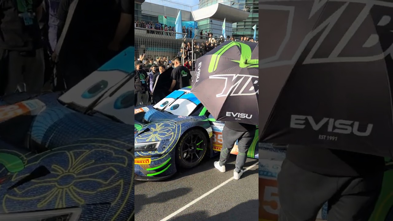 [4K] 250426 WangYiBo 王一博 China GT Championship 2025 Race 1 Shanghai International Circuit