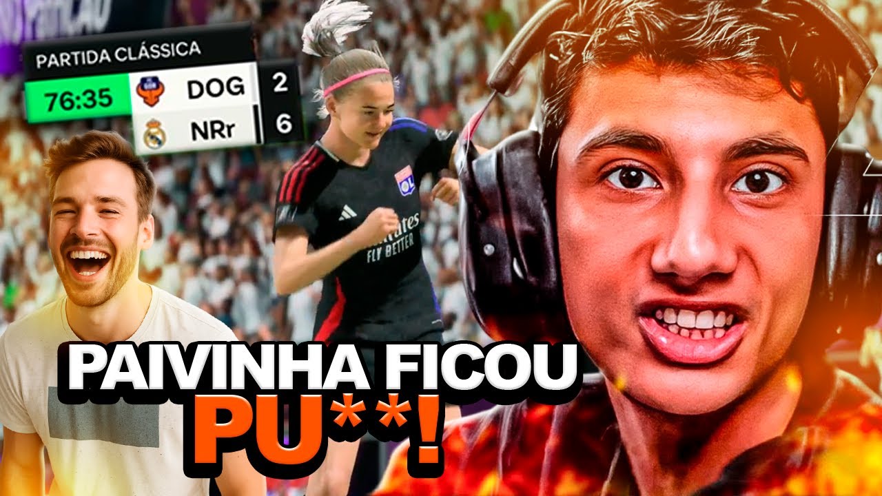 PRO PLAYER FEZ O PAIVINHA AT&Eacute; KITAR AP&Oacute;S GOLEADA HIST&Oacute;RICA! EA FC 25