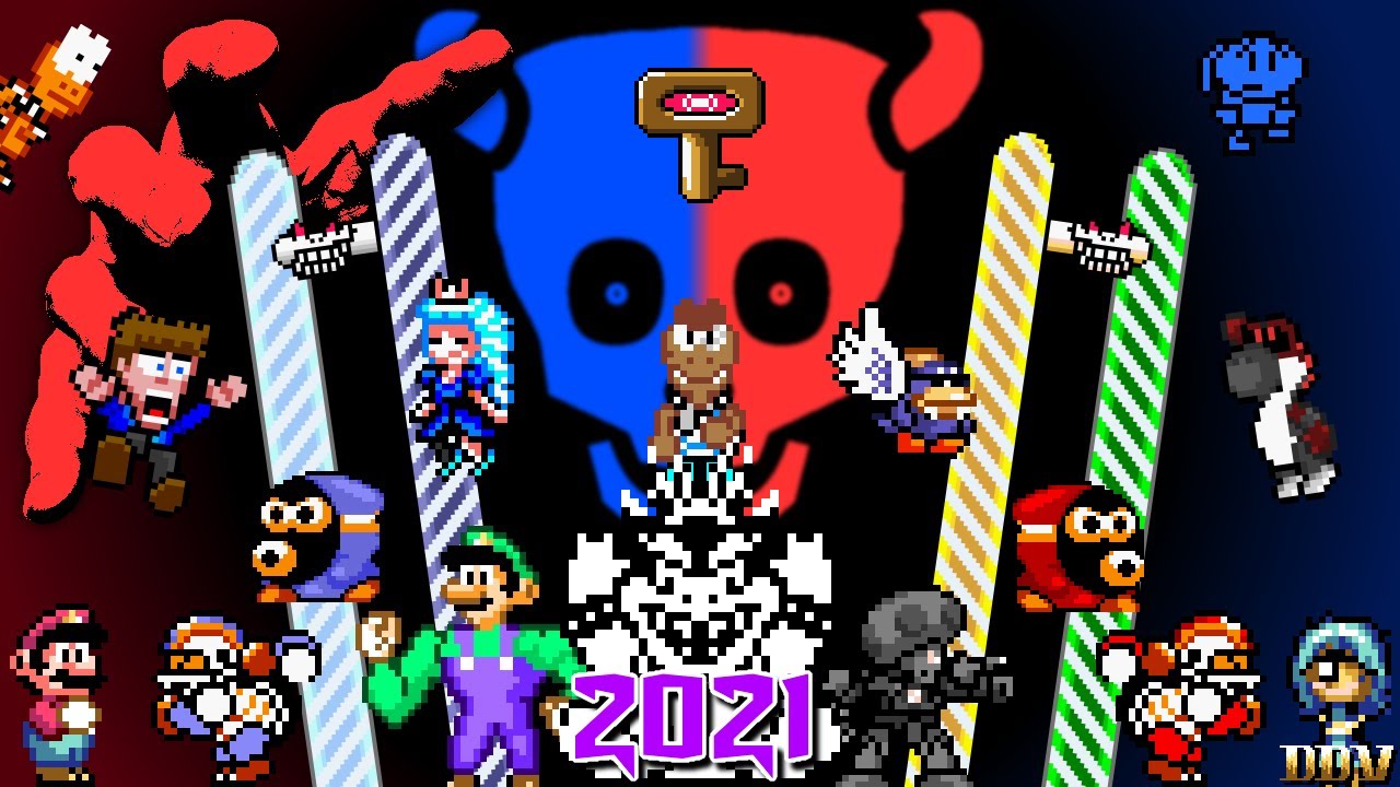 All 12 of Daizo's SMW 2021 Monthly Custom Boss Showoffs