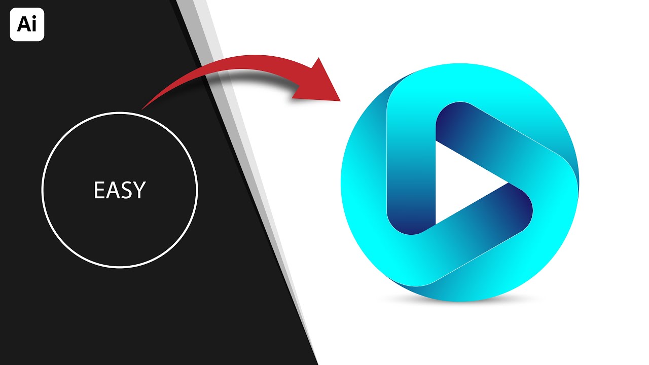 Logo Design Super Easy Techniques For Experts & Beginners - Adobe Illustrator Tutorial