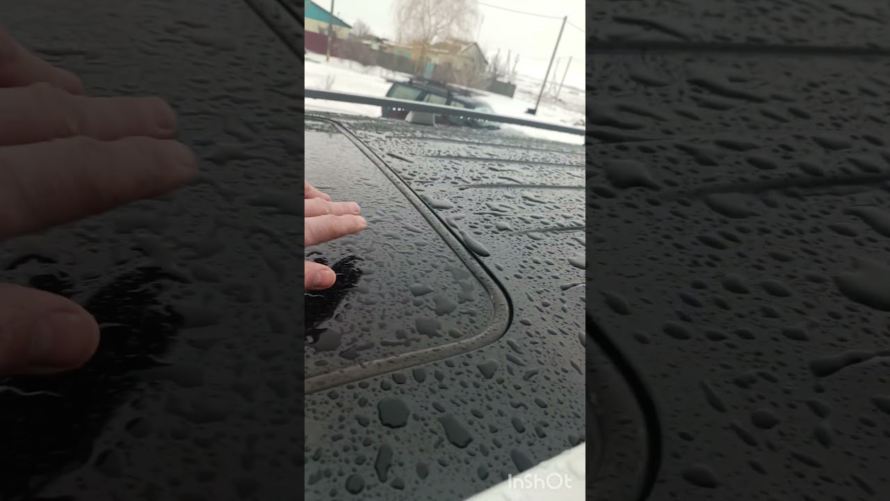 Защита кузова воском спустя месяцы. #automobile #детейлинг #мойкаавтомобилязимой #защитаотреагентов