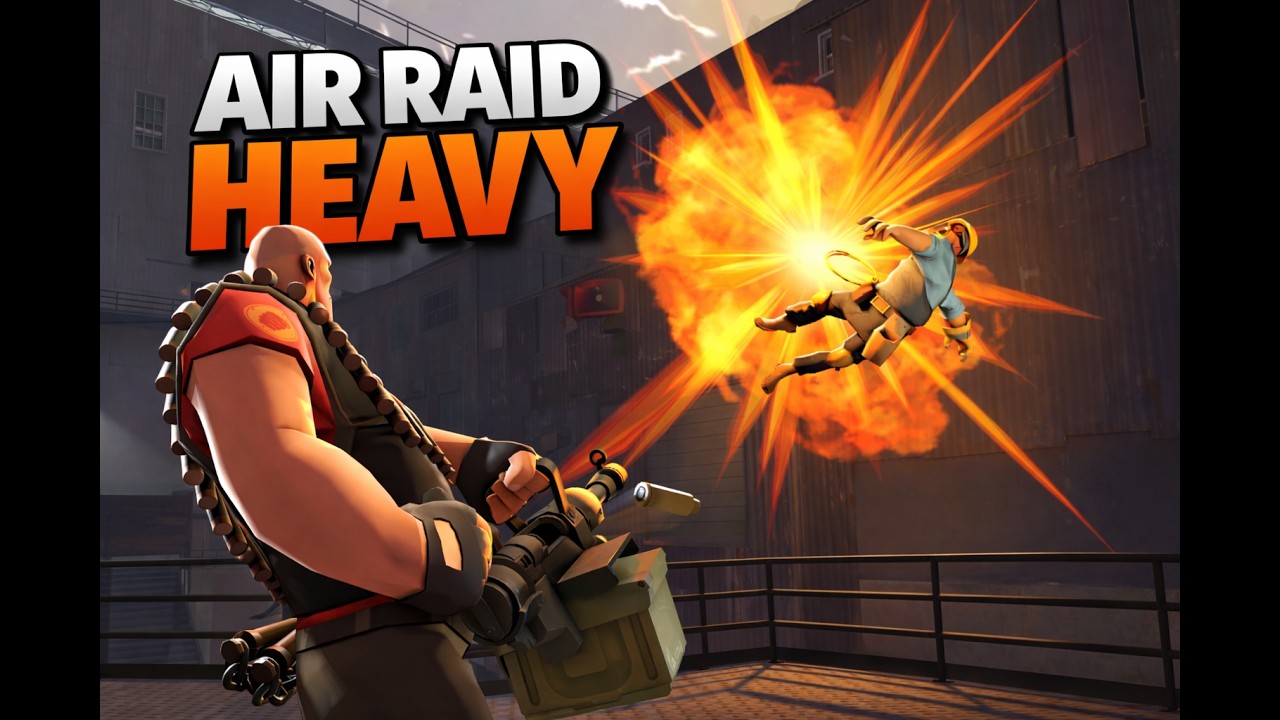 Air Raid Heavy in TF2 Classified Is INSANE