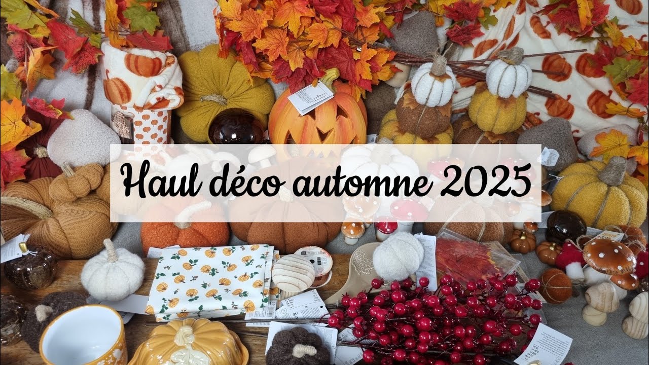 🍁✨ Haul déco automne 2025 ✨🍁