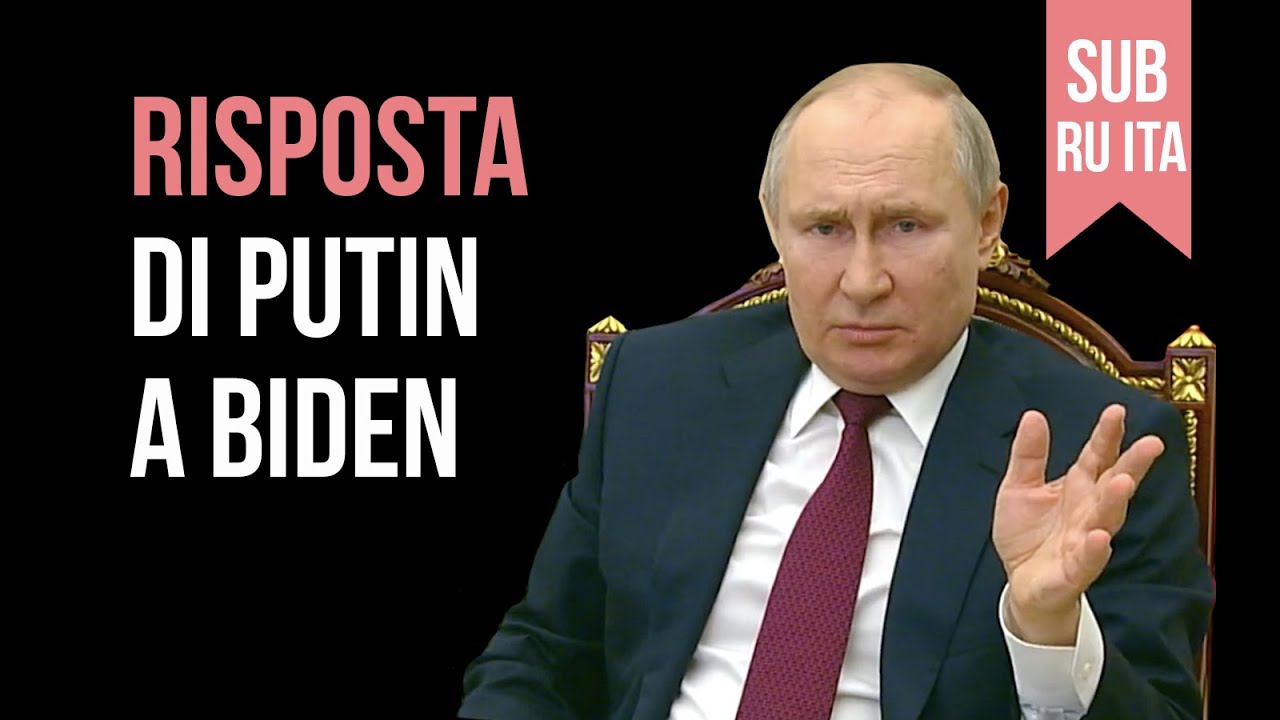 Il discorso di Putin: la risposta a Biden | Sottotitoli in russo e in italiano