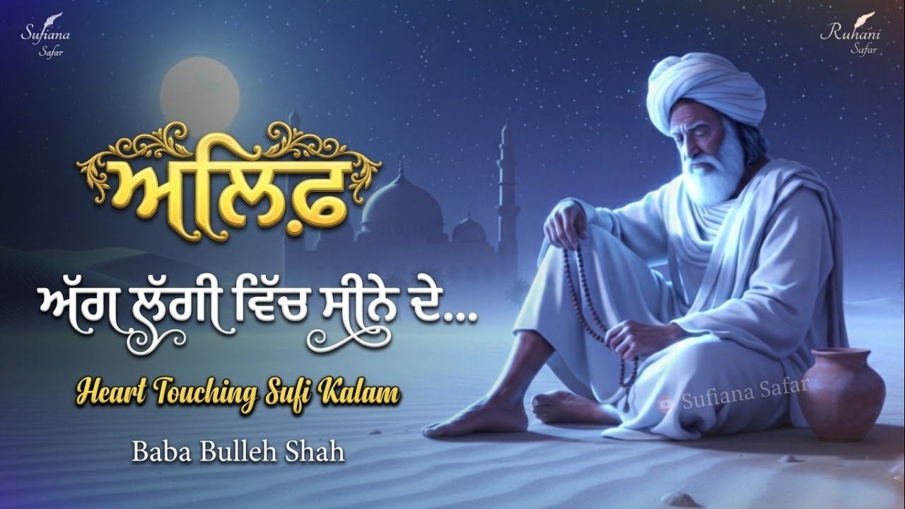 ਅਲਿਫ਼ ਅੱਗ ਲੱਗੀ ਵਿਚ ਸੀਨੇ ਦੇ | Bulleh Shah | Heart Touching Sufi Kalam @ruhanisafar 