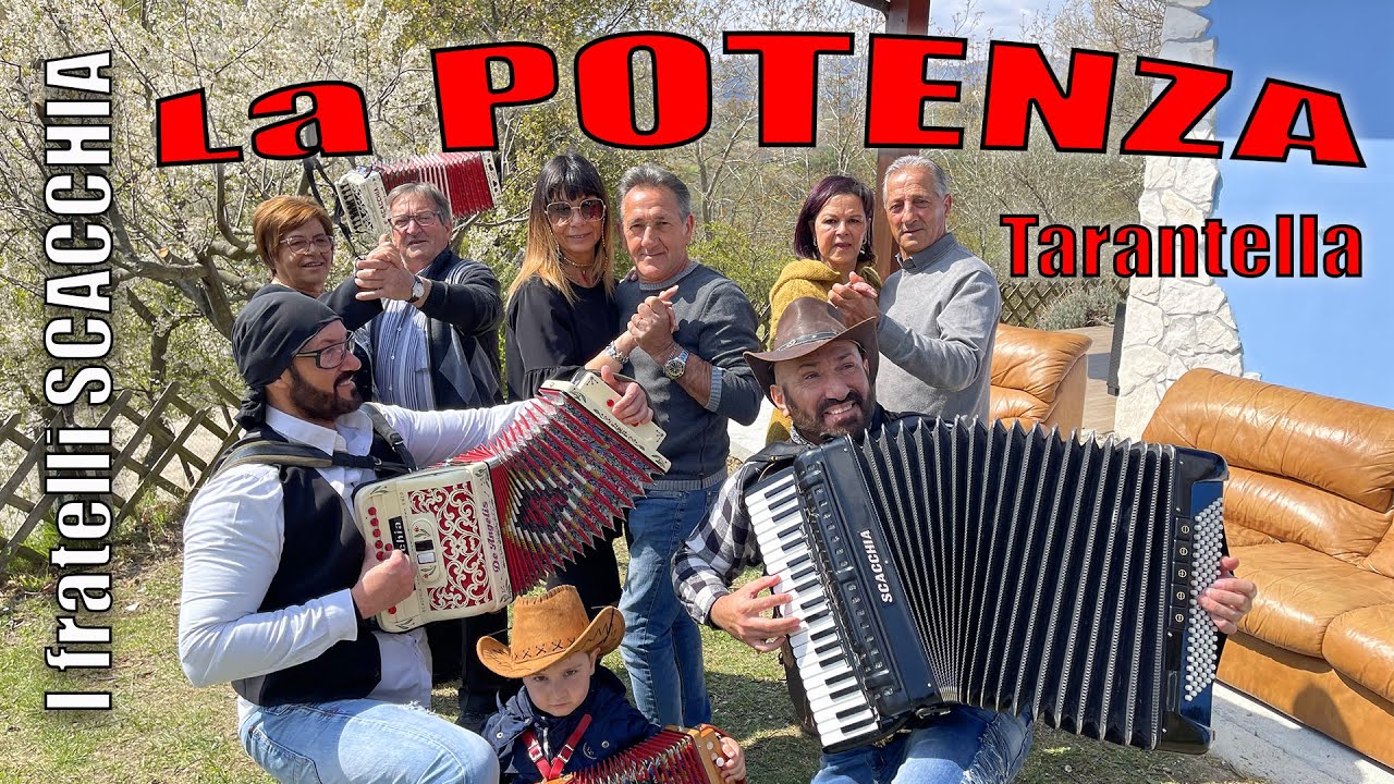 LA POTENZA (tarantella) dei fratelli SCACCHIA campioni del mondo di organetto.Idea di Cleto Marinell