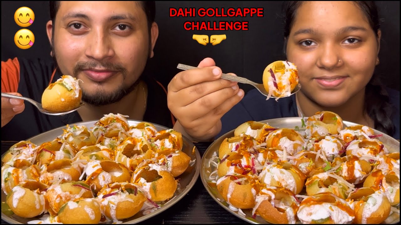 BROTHER VS SISTER GOLGAPPA CHALLENGE II DAHI GOLGAPPA CHALLENGE II FOODIE GD
