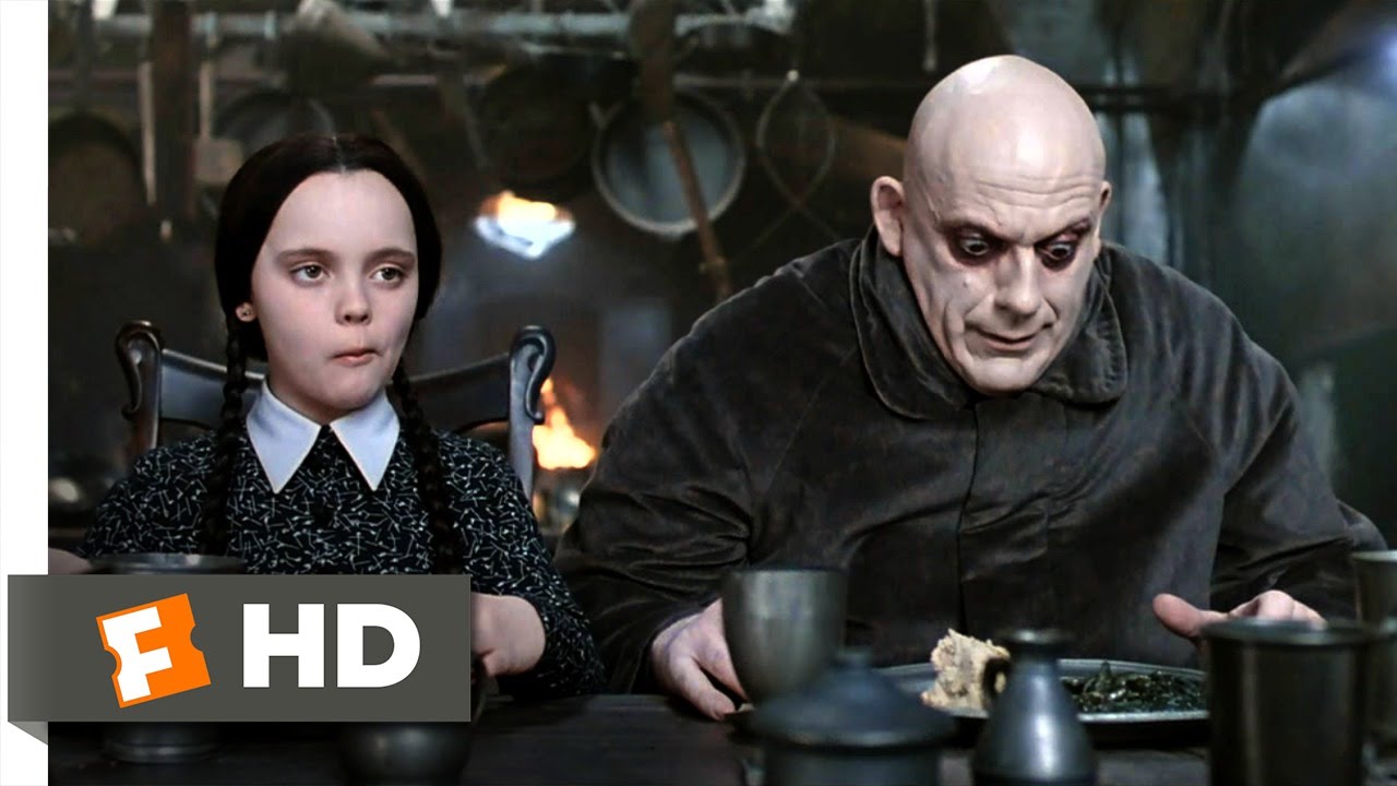 The Addams Family (3/10) Movie CLIP - Dinner Conversation (1991) HD