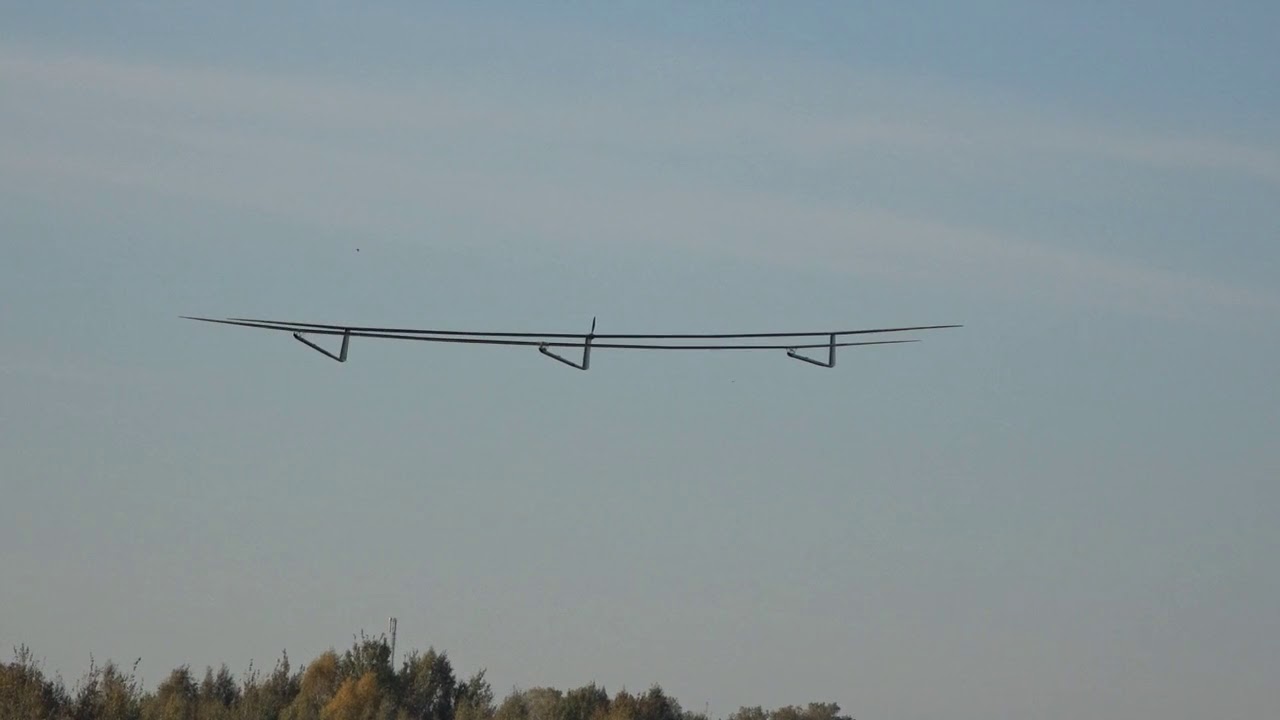First flight of the 10-meter prototype of the UAVOS HAPS ApusDuo aircraft