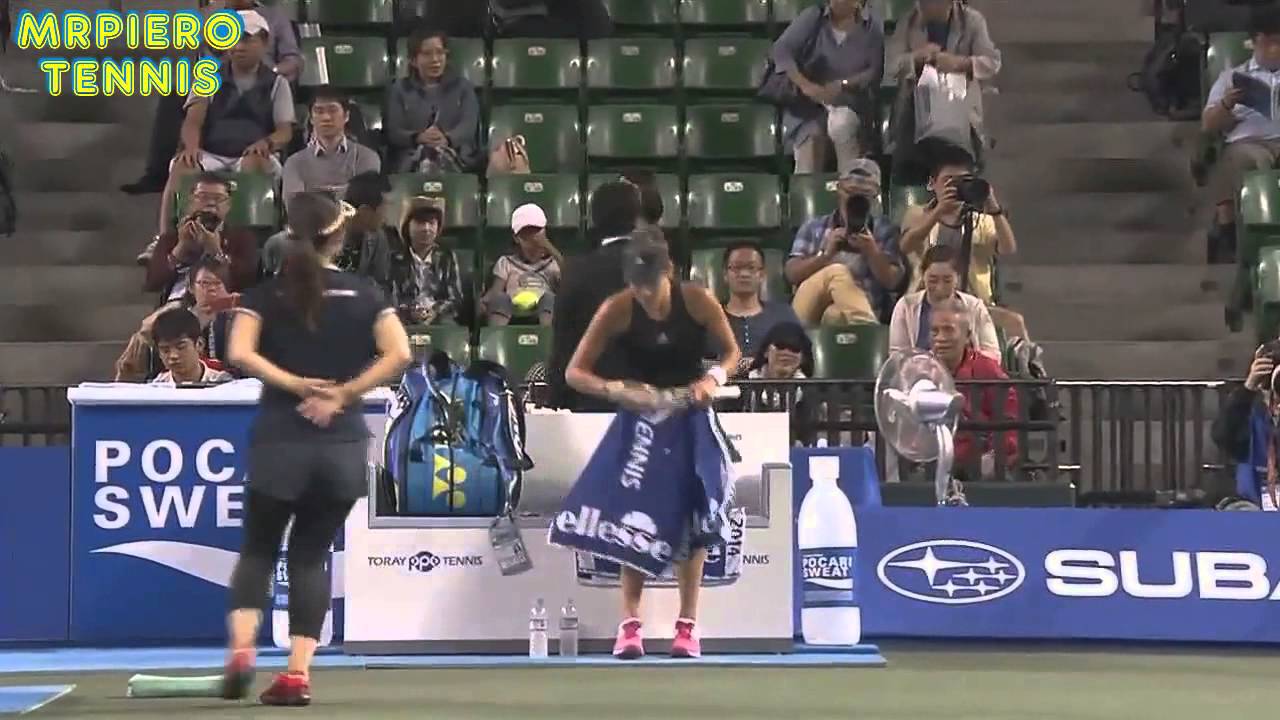 HD Ana Ivanovic vs Lucie Safarova Tokyo 2014 Highlights