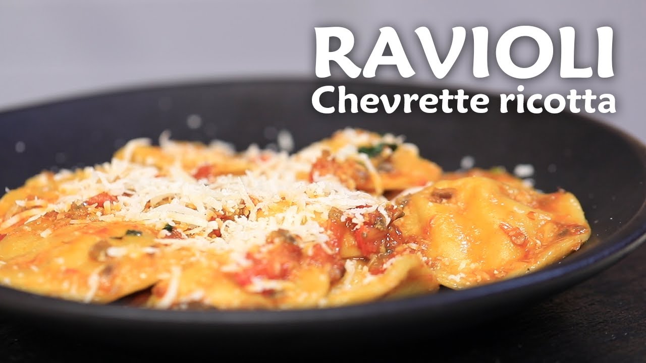 Ravioli Chevettes Ricotta - رافيولي بالشوفرات والريقوتة