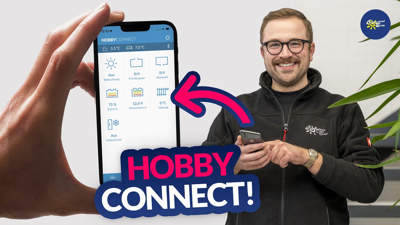 Kontrolujesz wszystko za pomocą telefonu? 🤔 Rozwiązaniem jest HOBBY CONNECT 📱 | Przyczepy kempingowe i kampery | Camperland Bong