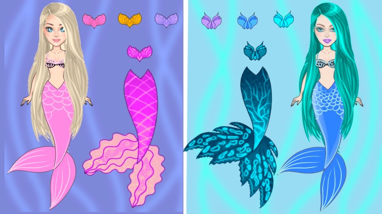 DIY Paper Dolls Good and Bad Dress Up Handmade Papercraft / QUEIT BOOK COSTUMES DRESSES