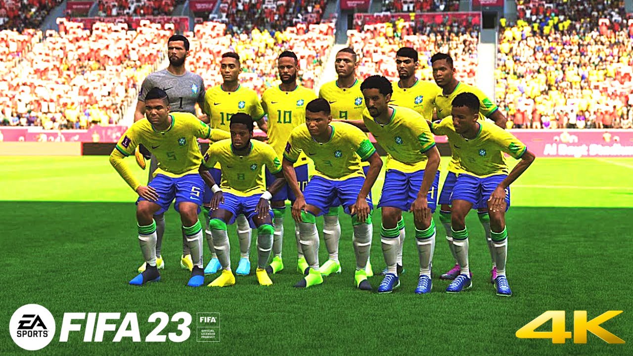 FIFA 23 - Brasil vs Sérvia | Copa do Mundo Catar 2022 - Fase de Grupos | PS5™ [4K60]