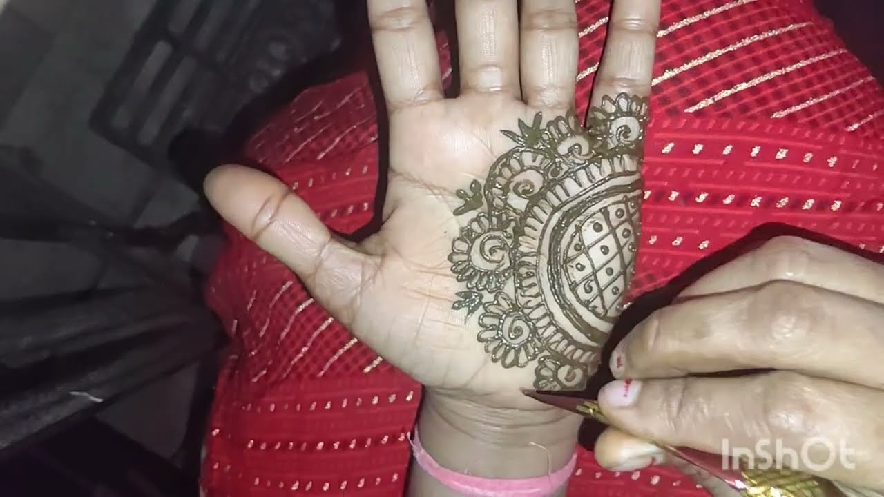 Trending mehndi design|| very simple mehndi design