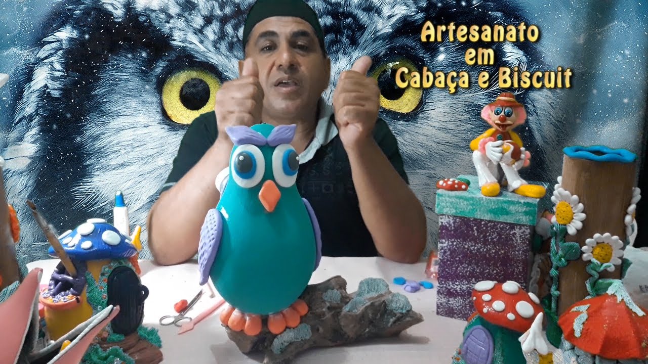 Como Fazer uma coruja na cabaça