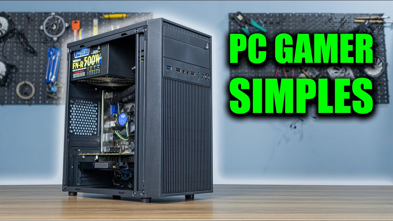 MONTEI UM PC GAMER SIMPLES PARA MEU PRIMO DE 9 ANOS, SÓ ALEGRIA