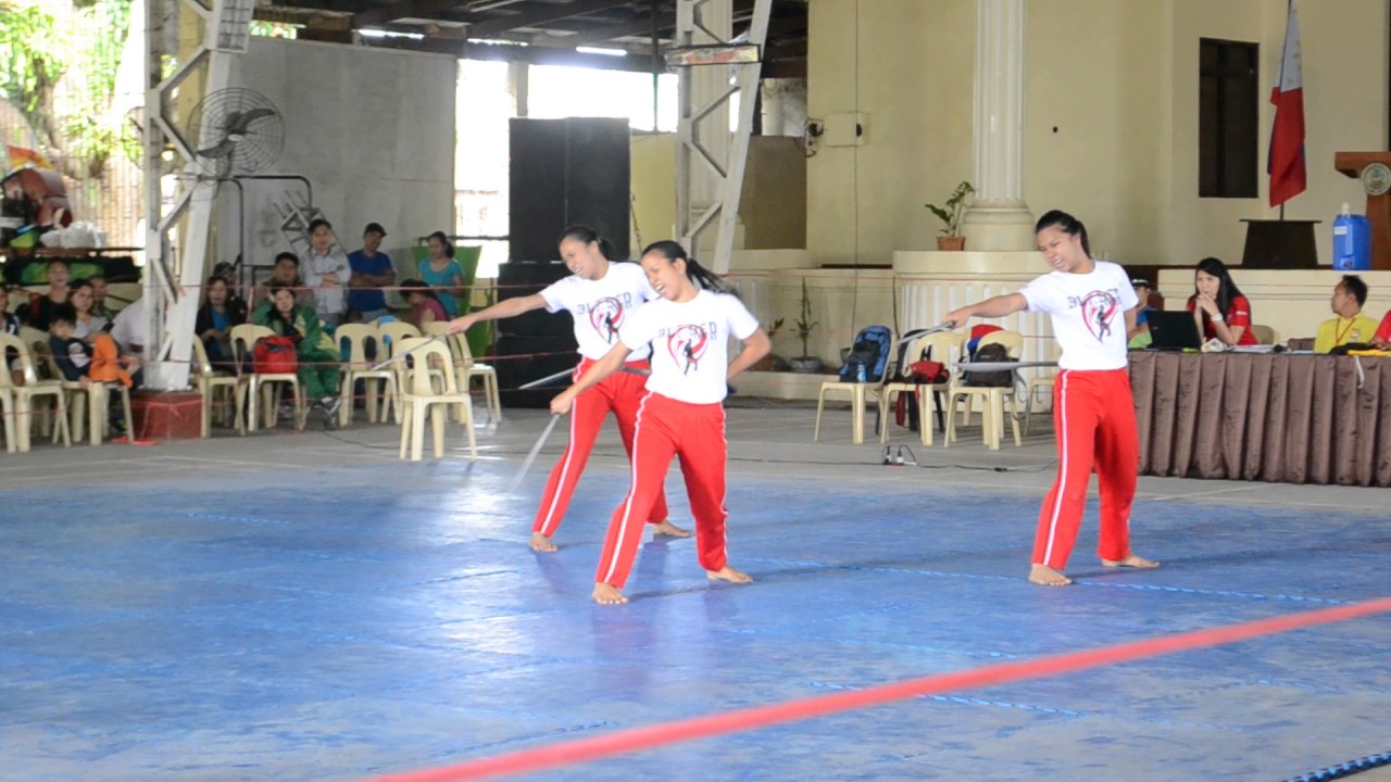 Batangas Province Double Sword Synchronized Anyo Silver awards