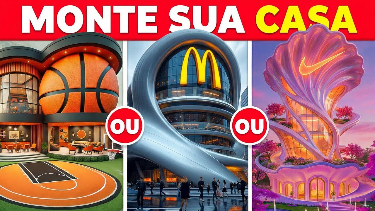 MONTE SUA CASA DOS SONHOS SUPER LUXUOSA 🏰💖🌈 O Que Você Prefere...?