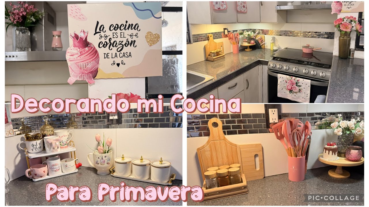 Ideas funcionales para decorar tu cocina en Primavera🌸🌸 