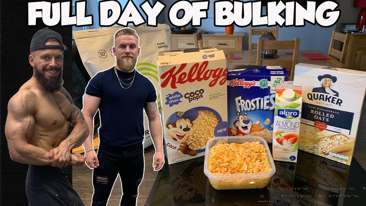 FULL DAY OF EATING | My 3,500 Kcal Bulking Diet | Natural Bodybuilding