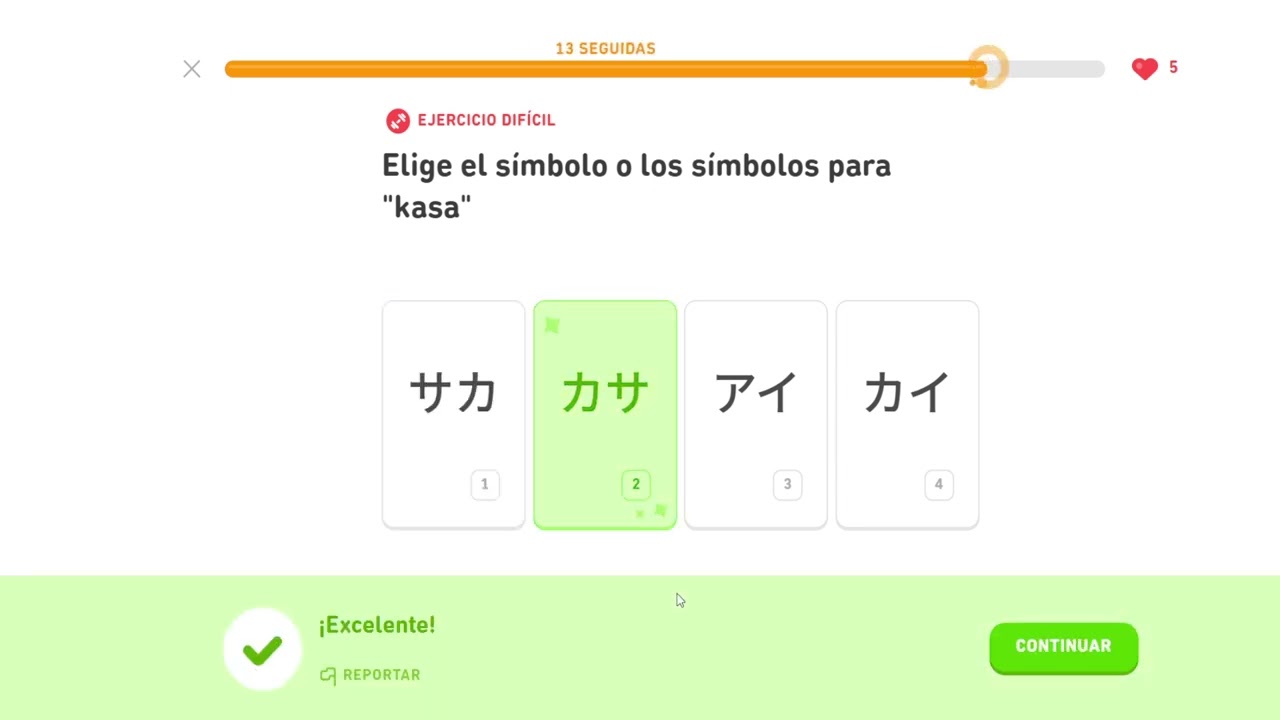 3067 Días de Rachas - Duolingo - Japonés