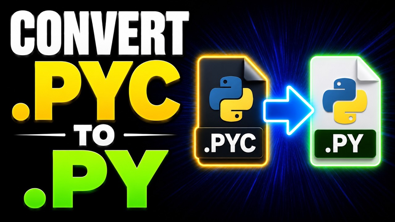 КАК ПРЕОБРАЗОВАТЬ ФАЙЛ .PYC В .PY НА WINDOWS (ПОШАГОВАЯ ИНСТРУКЦИЯ)