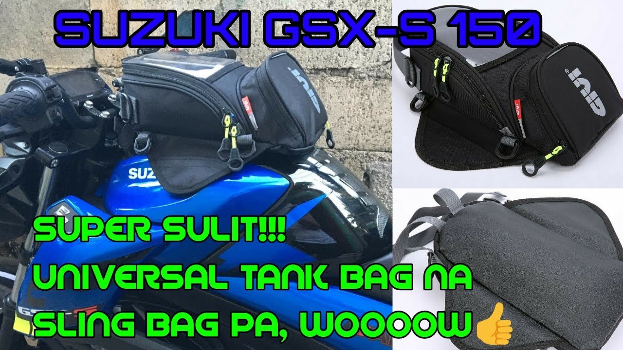 SUZUKI GSX-S Givi tank bag SULIT!!!