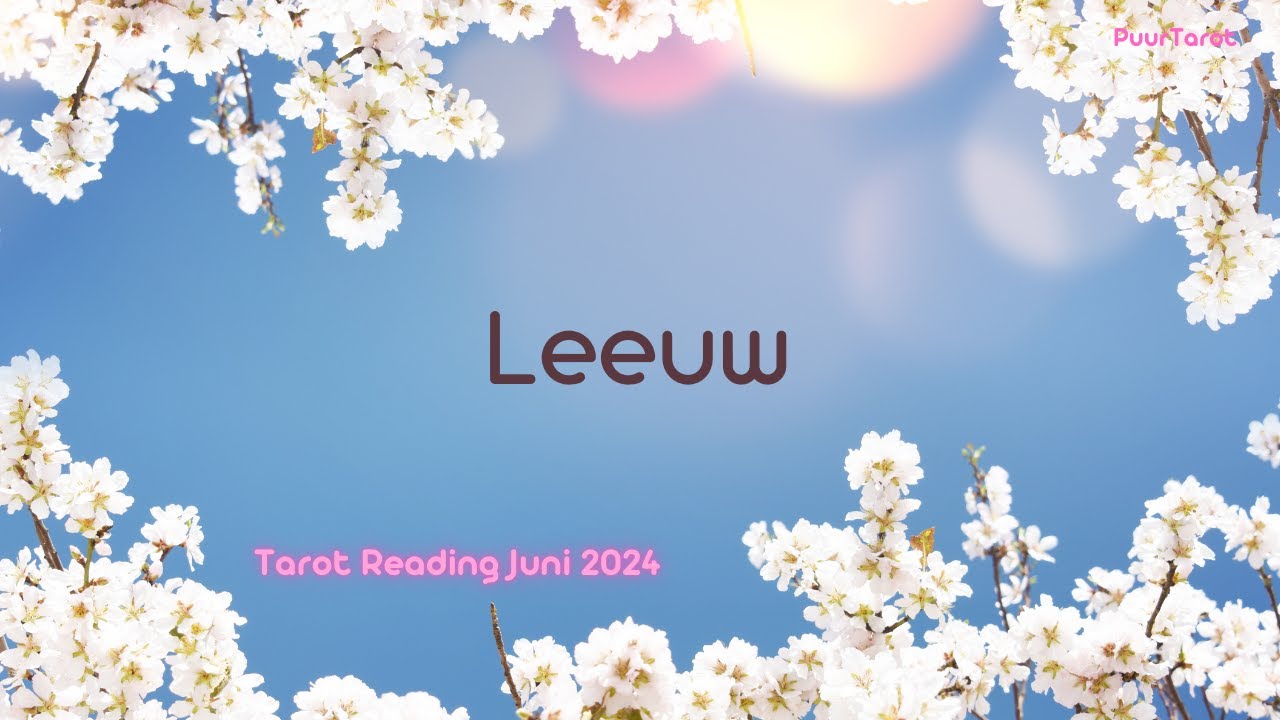 Leeuw - Maak Je Geen Zorgen Er Wordt Gewerkt Aan De Issues #juni #tarot 2024