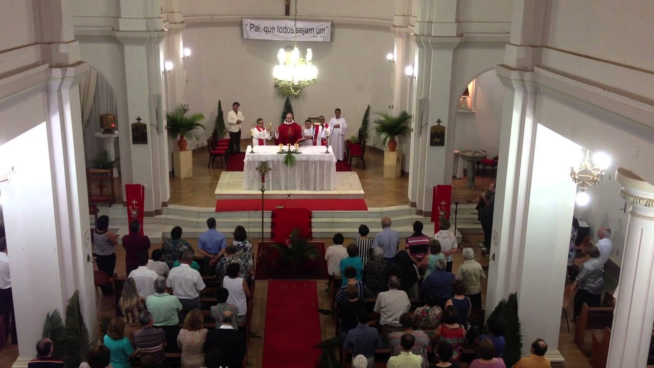 Domingo de Ramos Comunidades Neocatecumenato São josé do Rio Pardo Monges Cistercienses