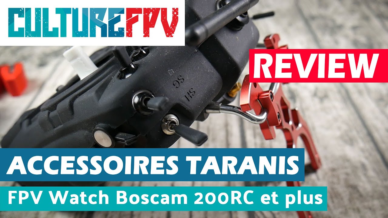 Accessoires Taranis | montre FPV Boscam 200RC et autres accessoires