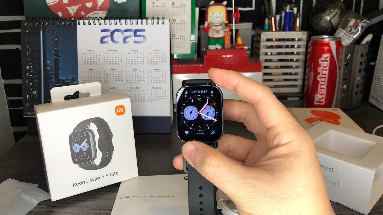 Xiaomi Redmi Watch 5 Lite Unboxing + First Boot Up (Black)